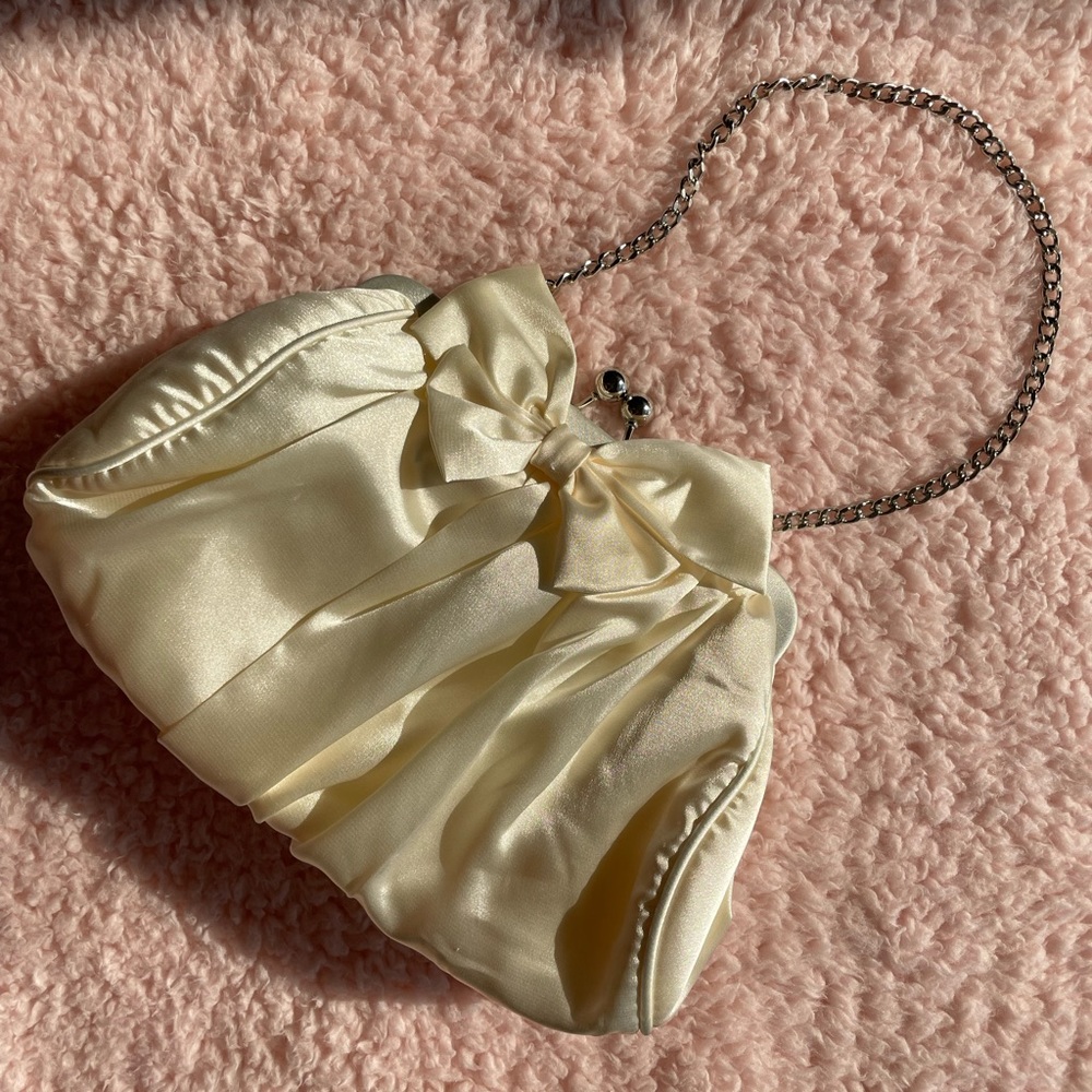 NWOT TieRack Satin Clutch